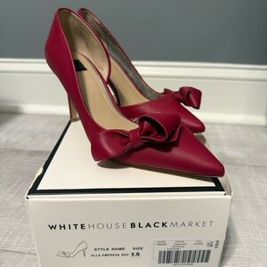 White House Black Market Red Women's Shoes - Ella Empress Red